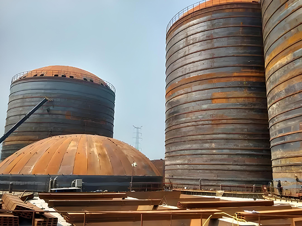 老城焦粉钢板仓